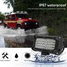 7 inches Led light bar 480W Four Row Energy-saving Working Lamp Waterproof Fog Light Headlight for Jeep offroad Car Truck SUV 2024 - buy cheap