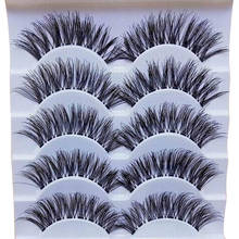 Magnetic eyelashes mink lashes Gracious Makeup Handmade 5Pairs Natural Long False Eyelashes Extension Exquisite make up D30824 2024 - buy cheap