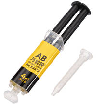 Cola super adesiva ab 4ml, cola super adesiva para reparo de metal vidro plástico, cola multiuso adesivo resina epóxi 2024 - compre barato