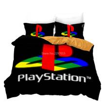 Juego de ropa de cama con estampado de PlayStation 3d para niños y niñas, juego de funda nórdica, funda de almohada, edredón, tamaño Queen y King, textil para el hogar 2024 - compra barato