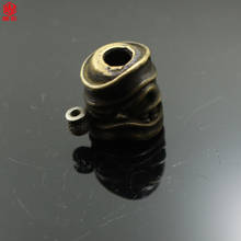 1PC Old Man Smoking Pipe Retro Brass Copper Oxide EDC Paracord Beads Umbrella Rope Cord Lanyard Pendants Knife Beads 2024 - buy cheap