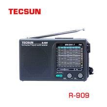 TECSUN R-909 AM/FM/SW радио 1-7 9 диапазонов, приемник мирового диапазона, Портативный радиоприемник FM: 87,0-108 МГц/ŸMW: 525-1610 кГц, ретро карманное радио 2024 - купить недорого