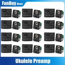 Juego de 12 ukelele Piezo Pickup Uke 2/3 Band Preamp Hawaii Mini Guitarra EQ ecualizador sintonizador sistema UK-300T/UK-2000 pastilla de Guitarra 2024 - compra barato