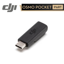Карманный адаптер DJI Osmo 3,5 мм для карманной камеры Osmo, Поддержка внешнего микрофона 3,5 мм, профессиональный аксессуар для записи 2024 - купить недорого