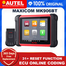 Autel MaxiCOM MK906BT OBD2 Scanner Advanced Diagnostic Tool Bluetooth-compatible Scanner Automotivo ECU Coding PK MS906BT MS906 2024 - buy cheap