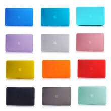 Capa de plástico fosca multicolorida, capa para macbook air retina pro 11 12 13 15 Polegada laptop apple macbook a1706 a1707 a1708 2024 - compre barato