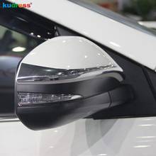 Cubierta de tira de espejo retrovisor, accesorios de estilo de coche, para Toyota RAV4, RAV 4, 2013, 2014, 2015, 2016, 2017, 2018 2024 - compra barato