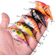 1pcs 7.5cm 10.2g Hard VIB Lures Fishing Minnow Bait Treble Hooks Aorace Crankbait wobbler Fishing Tackle 3D Eyes 2024 - buy cheap