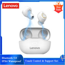 Lenovo-auriculares inalámbricos X18, cascos TWS deportivos impermeables con Bluetooth 5,0, micrófono, Siri, asistente de voz, Control táctil 2024 - compra barato