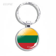 Eastern European Countries Flag Keychain Gift for Friends Russia Ukraine Belarus Lithuania National Flag Key Chain Keyholder 2024 - buy cheap