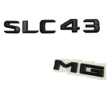 Letras pretas slc 43 para amg tronco emblema emblemas para mercedes slc43 2024 - compre barato