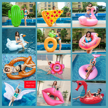 16 видов гигантский Лебедь арбуз поплавки ананас плавательное кольцо надувной бассейн поплавок вечерние игрушки Вода пляж кровать для взрослых детей 2024 - купить недорого