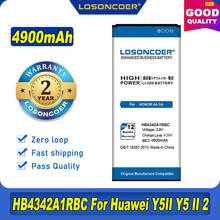 LOSONCOER-batería 100% Original HB4342A1RBC, 4900mAh, para Huawei Ascend 5 + Y6 Honor 4A Honor 5A ( Y6 II Compact ) LYO-L21 Y5 II 2024 - compra barato