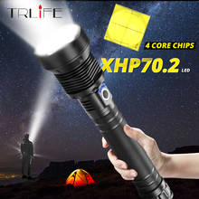 Usb super brilhante xhp70.2 lanterna tática tocha poderosa lâmpada zoom recarregável 3 modos de luz xhp50.2 18650 ou 26650 bateria 2024 - compre barato