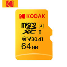 Kodak-cartão de memória micro sd classe 10 u1, alta velocidade, 16gb, 32gb, 64gb, 128gb, tf/micro sd, cartão de memória flash 2024 - compre barato