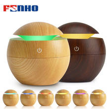 FUNHO USB Aroma Humidifier Essential Oil Diffuser Ultrasonic Cool Mist Humidifier Air Purifier 7 Color Change LED Night Light 2024 - buy cheap