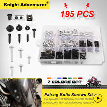 Kit de tornillos de carenado para motocicleta Aprilia RS 125 RSV4 SHIVER 750 900 DORSODURO 750 1200 capanod 1200 2024 - compra barato