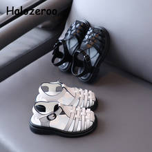 Summer 2021 Kids Beach Sandals Baby Girls Closed Toe Casual Sandals Children Fashion Sandals Toddler Boys Black Brand Shoes New 2024 - buy cheap