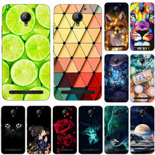 Capas de telefone da moda para lenovo vibe c2/c2 power k10a40 capa impressa fofa animal flor impressa capa de telefone de silicone macio 2024 - compre barato