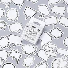 45 Sheets Bubble Dialog Box Journal Scrapbooking Decorative Sticker DIY Diary Album Phone Notebook Letter Decoration Stickers 2024 - buy cheap