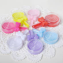 12pcs Cute Lollipop Shape Plastic Candy Box Wedding Favor Gift Boxes Baby Shower Birthday Chocolate Packaging Box Party Supplies 2024 - buy cheap