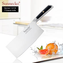 Sunnecko-cuchillo de cocina prémium de 7 ", cuchilla de acero 1,4116 alemana, cuchillo afilado para cortar carne y verduras con mango G10 2024 - compra barato