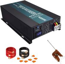 4000W Pure Sine Wave Solar Inverter 24V to 220V Power Supply Inverter 12V/48V/96V/110V DC to 120V/230V/240V AC Remote Control 2024 - buy cheap