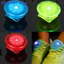 Outdoor Bicycle LED Luminous Night Running Shoe Safety Clips Cycling Sports Warning Light Safety LED Luminous Shoe Clip 2024 - buy cheap