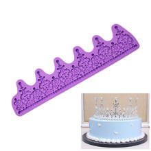 Yueyue Sugarcraft корона для свадебного торта силиконовая форма для украшения торта Форма для помадки инструменты для украшения торта Форма для шоколадной мастики 2024 - купить недорого