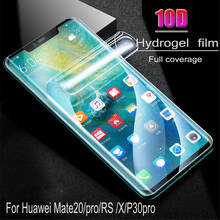 Protector de pantalla HD para Huawei, película protectora de hidrogel para Huawei Mate20, Mate20Pro, Mate20RS, Mate20X, P30pro, NotGlass, 10 Uds. 2024 - compra barato
