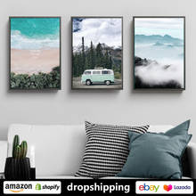 Impresiones de ART ZONE de ciudad para pared, carteles de lona, obra de arte, decoración de paisaje de mar, pintura moderna HD, decoración para sala de estar 2024 - compra barato