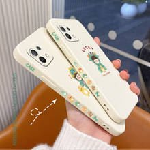 Noble Dinosaur Girl Phone Case For Xiaomi Mi 11 10T 10 lite 9T Note 10 Redmi Note 10 9 9T 8 8Pro 7 7Pro 9 9A K40 K30 Cover 2024 - buy cheap