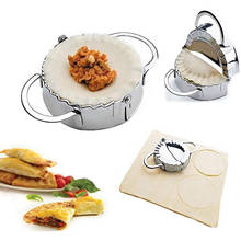 2 pcs/set Stainless Steel Dumpling Maker Dough Cutter DIY Ravioli Dumpling Mould Baking Pastry Tools Kitchen Gadgets 2024 - buy cheap