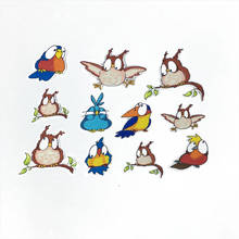 Cartoon Bird Patch Embroidery Hot Melt Adhesive Sticker DIY Decorative Clothes Pants Ironing Applique Clothing Accessories 2024 - buy cheap