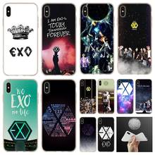 Para o iphone 11 pro caso exo baekhyun macio silicone casos de telefone capa para iphone 11 pro 7 8 plus xr xs max 4 5 5S se 6s etui 2024 - compre barato