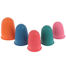 5Pcs Anti-Slip Protect Fingertip Sewing Protector Counting Quilter Rubber Thimble Needlework Finger Tip Drop Shipping 2024 - buy cheap