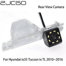Zjcgo ccd hd visão traseira do carro reversa back up estacionamento visão noturna câmera à prova dwaterproof água para hyundai ix35 tucson ix tl 2010 ~ 2016 2024 - compre barato