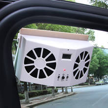 Car Solar Powered Exhaust Fan Auto Ventilation Fan Eco-friendly Dual-Mode Power Supply High-Power Car Gills Cooler Portable 2024 - buy cheap