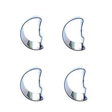 Small moon shape 4 piece biscuit cutting molds,  baking tools, cake decorating soft candy tools. 2024 - buy cheap