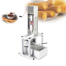 Máquina de churros espanhol de aço inoxidável, para frutas, 5l, máquina elétrica para fritar 2024 - compre barato