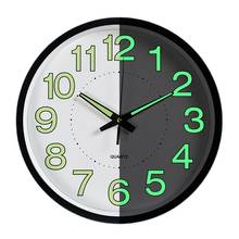 Luminous Night Light Wall Clock Modern Quartz Clocks Wall Home Decor Silent Bedroom Living Room Kitchen Clock Reloj Cocina FZ901 2024 - buy cheap