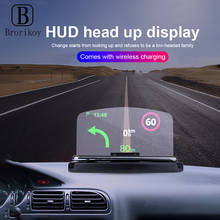 Soporte de teléfono móvil HUD para pantalla de coche, navegador multifuncional para iPhone, Samsung, Huawei, soporte de navegación de proyección de cabeza 2024 - compra barato