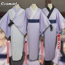 Anime Demon Slayer Kimetsu no Yaiba Agatsuma Zenitsu Kamado Tanjirou Hashibira Inosuke Bathrobe Kimono Cosplay Costume Uniform H 2024 - buy cheap