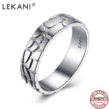 LEKANI 925 Sterling Silver Ring For Men World Cup Soccer Line Women Rings Creative Engagement Fine Jewelry Accessories Best 2024 - buy cheap