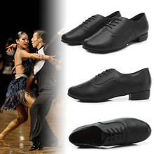 1pcs Men Boys Latin Dance Shoes Black Ballroom Tango Leather Man latin dancing Shoes For Man Boy Shoes Dance Sneaker Jazz Shoes 2024 - buy cheap