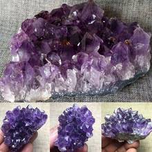 1Pc Natural Amethyst Crystal Quartz Cluster Healing Feng Hot Purple Ornament Decoration Stone Stone Shui 2022 Sale U0M3 2024 - buy cheap