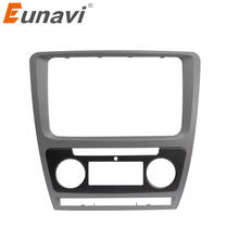 Eunavi-Kit de tablero de DVD de reacondicionamiento de coche de alta calidad, marco de Audio, Fascia de Radio para Skoda Octavia 2010 ~ 2013 Auto/Manual A/C 2024 - compra barato