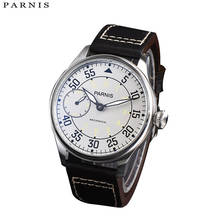 Parnis-relojes mecánicos de cuerda manual para Hombre, pulsera con movimiento luminoso de 17 joyas, 44mm, de lujo, 2020 2024 - compra barato