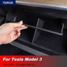 Car Glove Box Storage Interval for Tesla Model 3 2017-2021 Car Modification Console Tidying Box Accessories 2024 - buy cheap