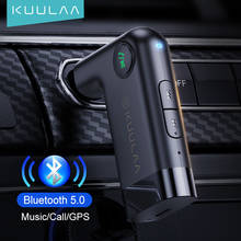 KUULAA Transmitter Bluetooth Receiver Audio Music 3.5mm Jack Vehicle Bluetooth 5.0 AUX Wireless Adapter Portable For MP3 Player 2024 - buy cheap